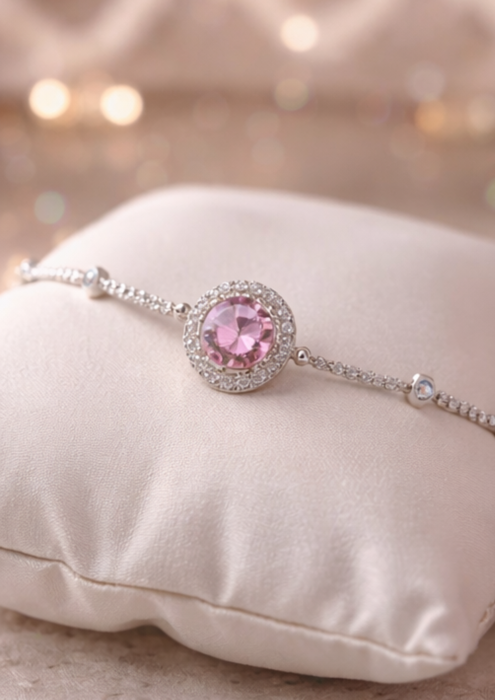 Crystal Royal Pink Bracelet