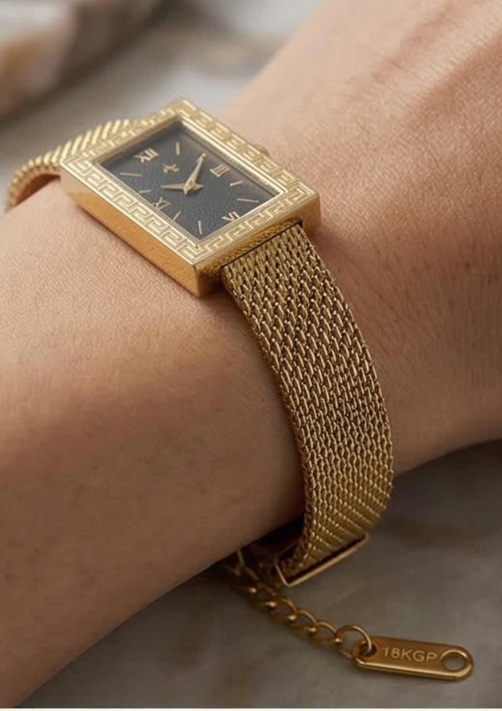 Minimalist Gold Watch Bracelet