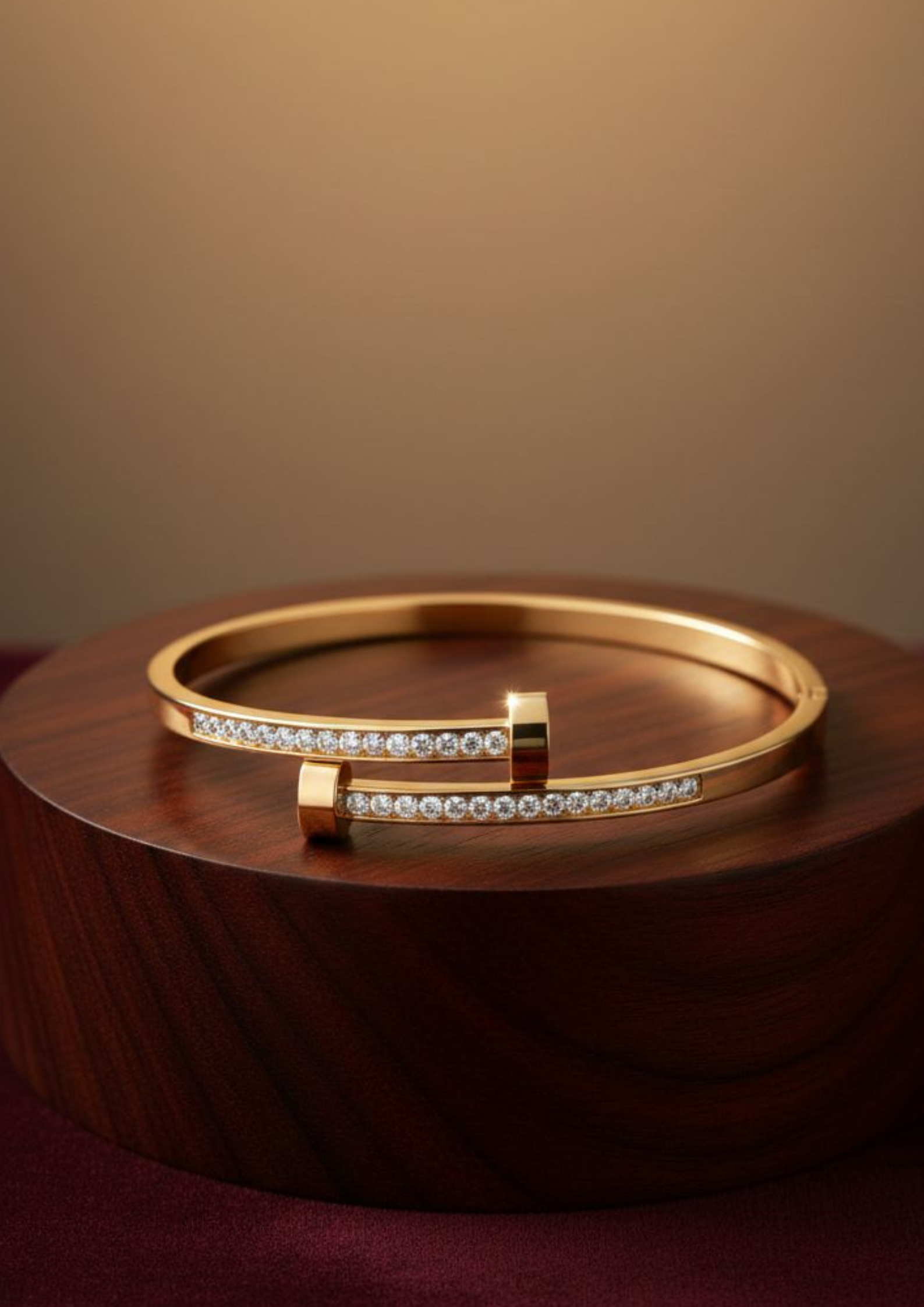 Imperial Glow Crystal Bangle