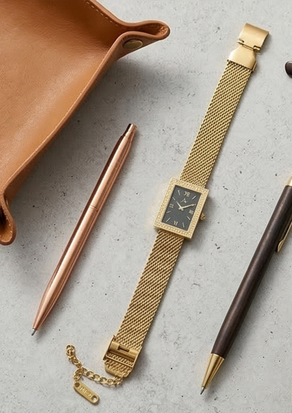 Minimalist Gold Watch Bracelet