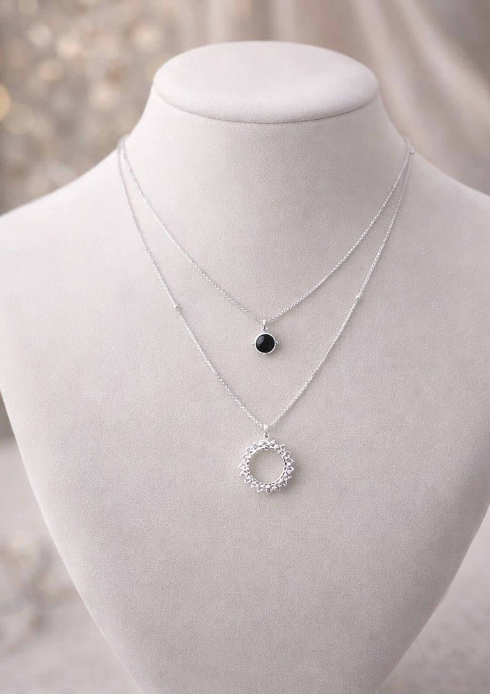 Elegant Two-Layer Luxe Necklace