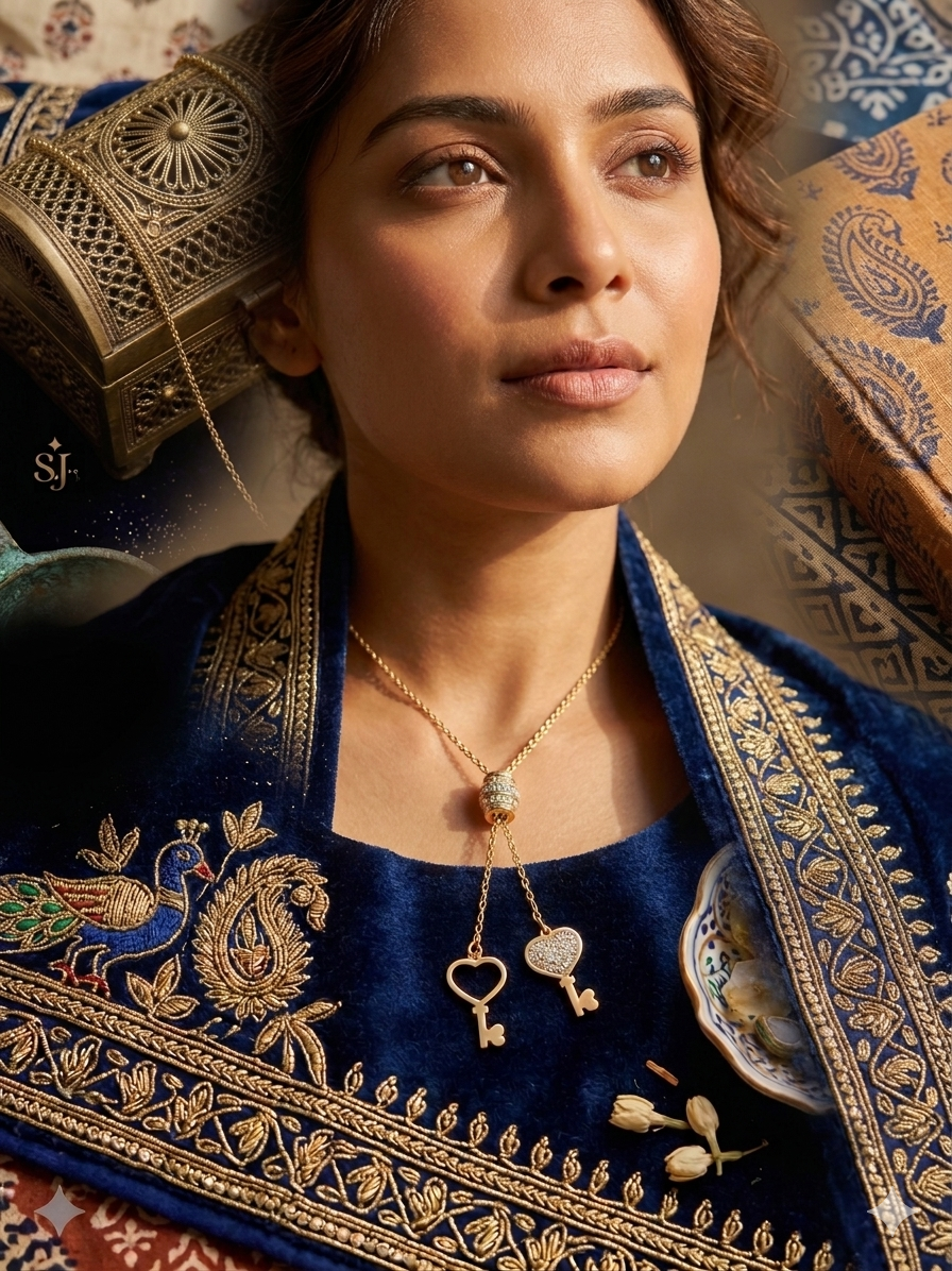 Romantic Love Key Pendant