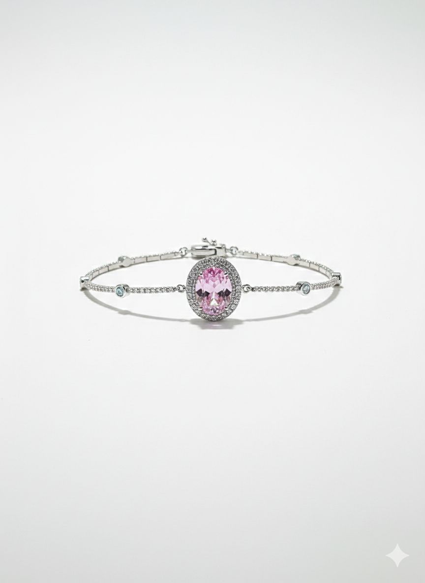 Crystal Royal Pink Bracelet