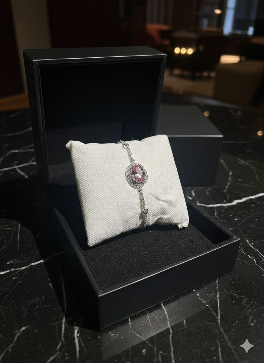 Crystal Royal Pink Bracelet