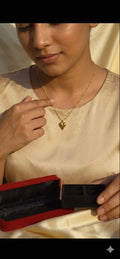 Delicate Heart Gold Pendant