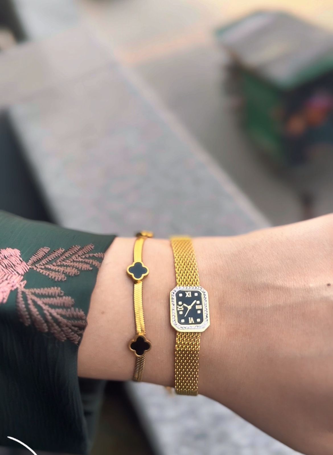 Designer Bling Bracelet Duo for Women