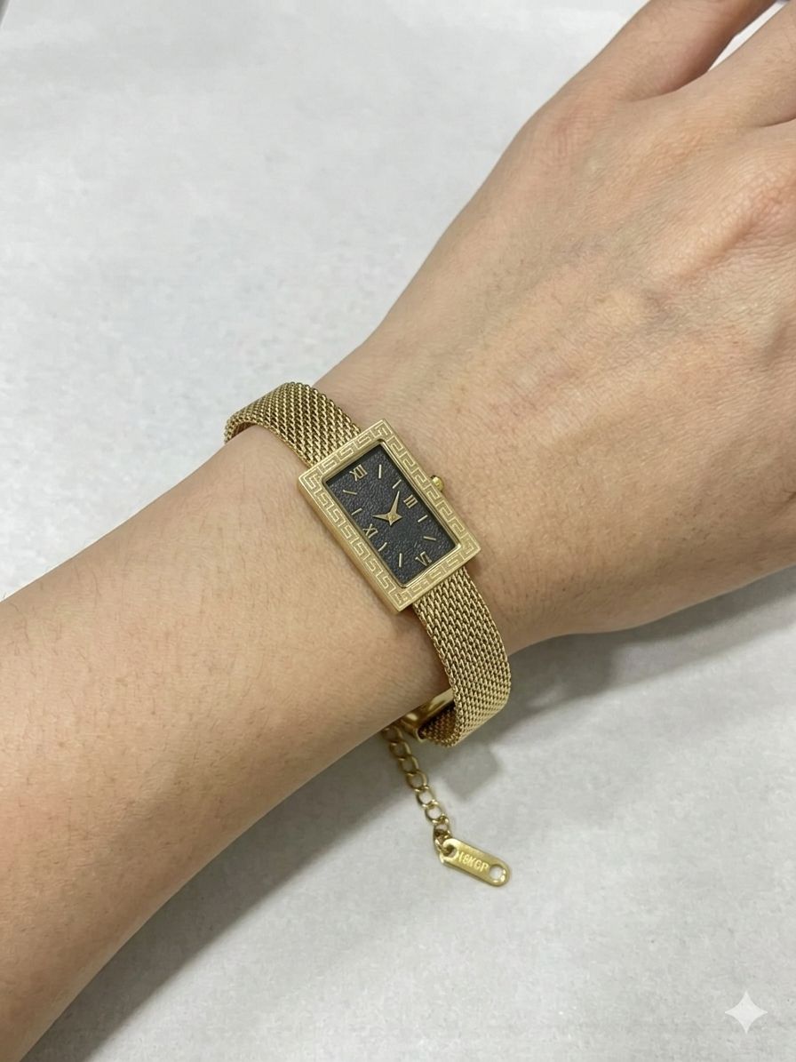 Minimalist Gold Watch Bracelet