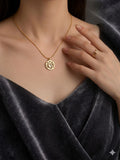 Gold flutter Pendants