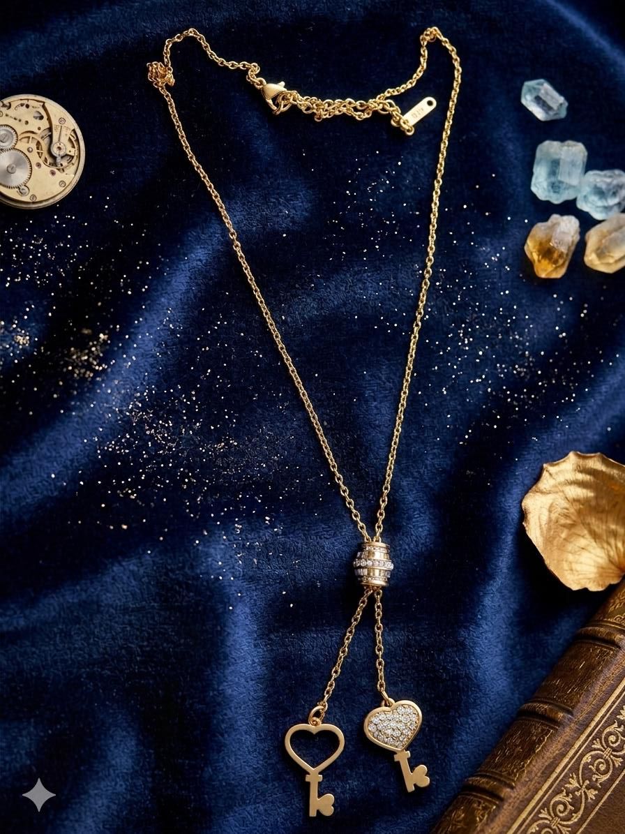 Romantic Love Key Pendant